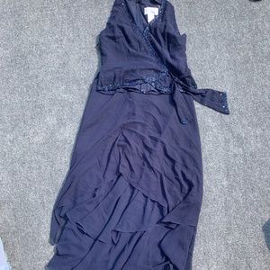 Alfred Angelo navy bridesmaid formal top/bottom size 18